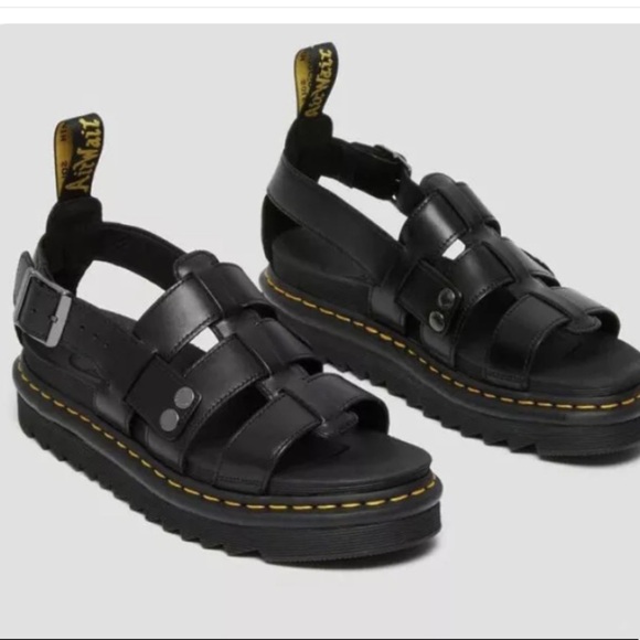 New Dr Martens Terry Sandal 12 or 13 black sandals